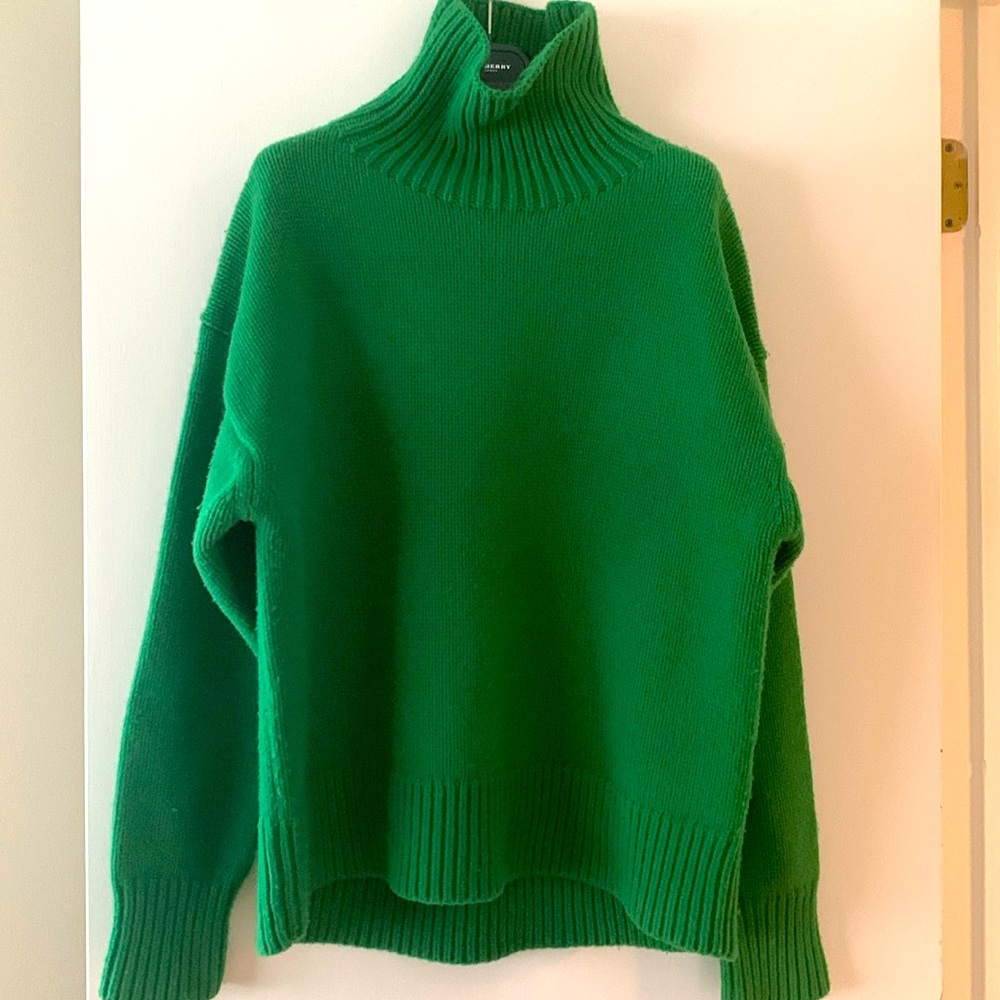 Turtleneck women’s sweater.